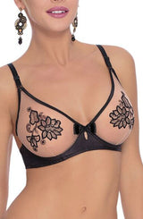 Roza Mehendi Soft Cup Bra Claret