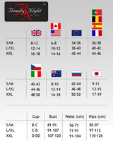 Beauty Night Ravenna Corset Set Red