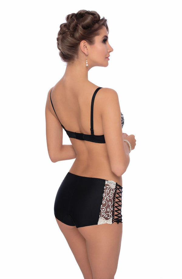 Roza Ginewra short Black/Cream